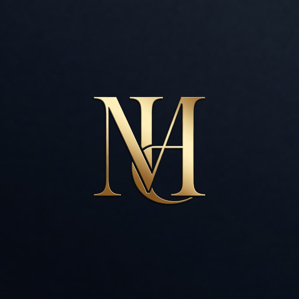 AI generated luxury beauty salon logo monogram created with Logify
