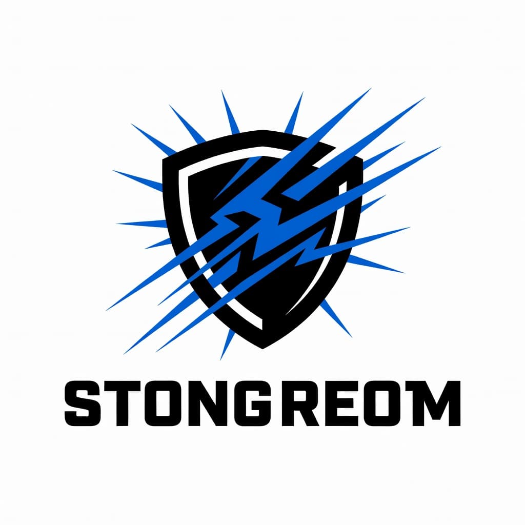 AI generated bold fitness brand logo concept made with Logify AI logo generator